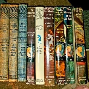 Vintage Nancy Drew books